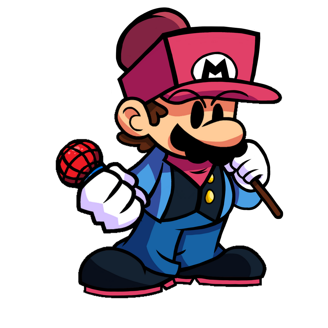 FNF - D-Sides Mario by BrandonBeak2405 on DeviantArt