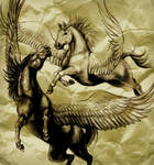Pegasus Couple by SMcNonnahs