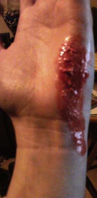 latex wound thingy first try