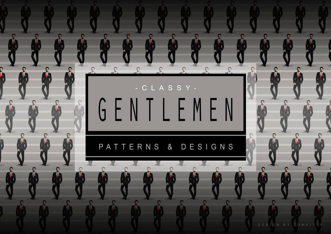 Gentleman Pattern by ZomKitty on DeviantArt