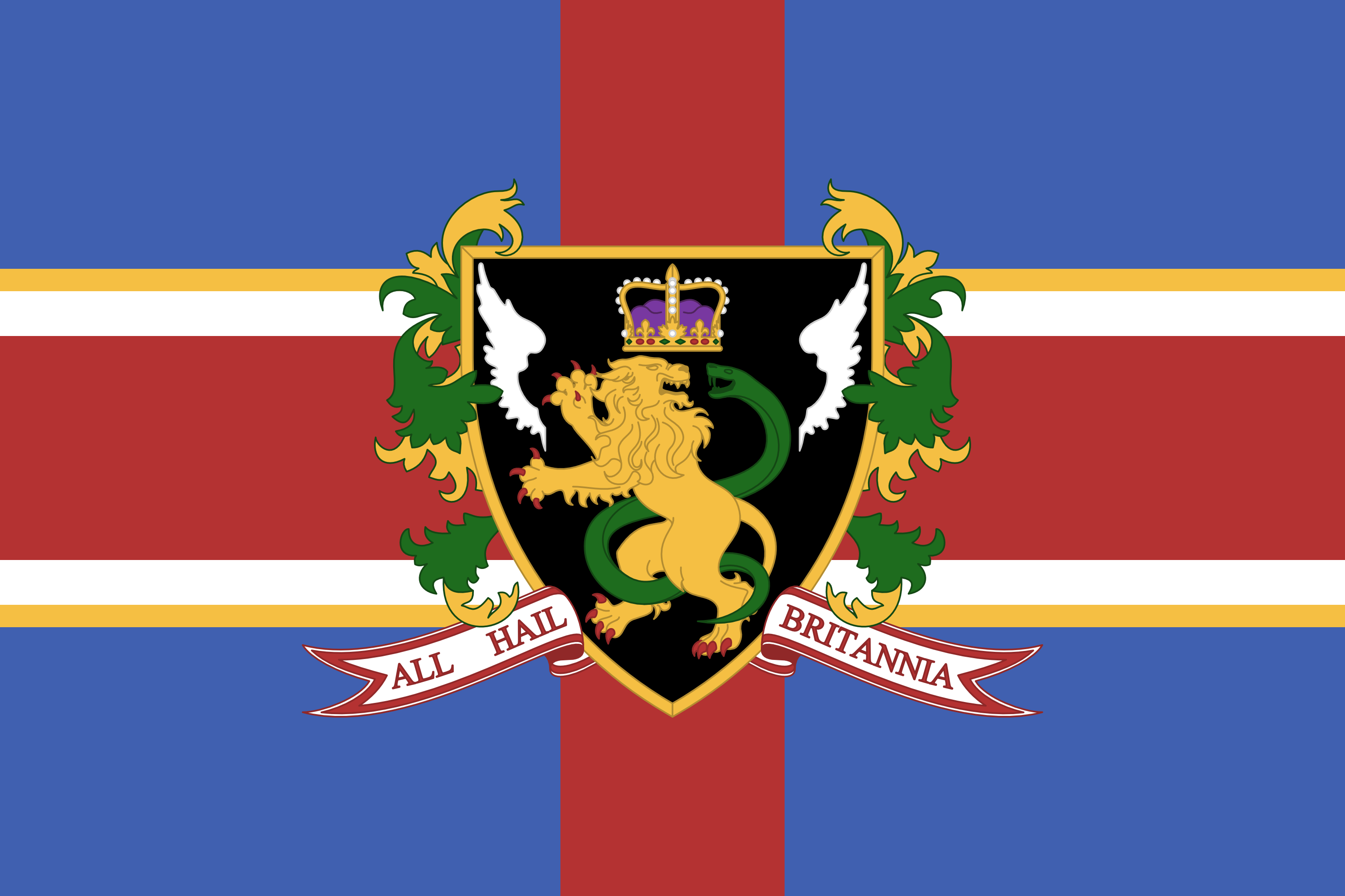 Flag Of The Holy Britannian Empire W O Filters By Arsheraldica On Deviantart