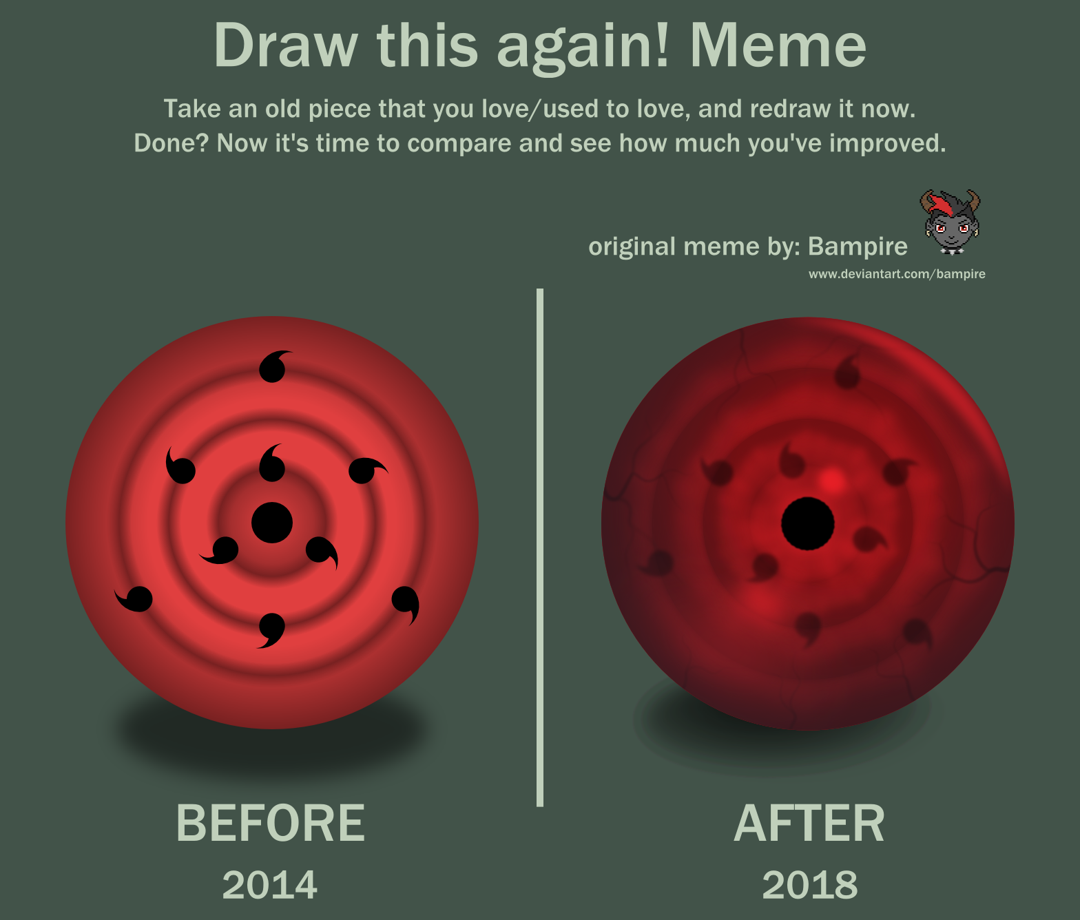 images Memes De Sharingan meme before and after rinne