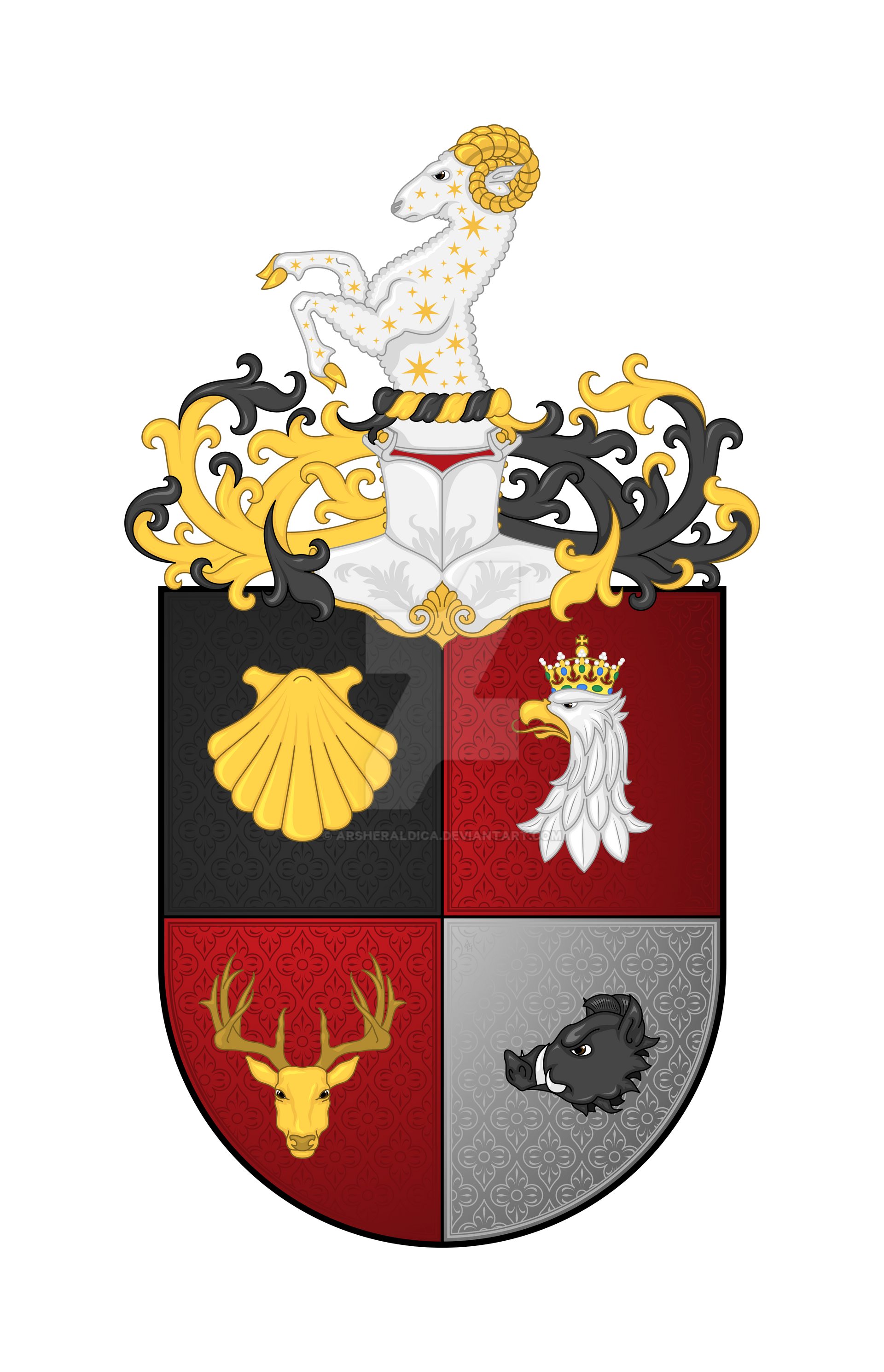 Lesser Coat Of Arms Lesser Family Crest, Coat Of Arms And Name Meaning