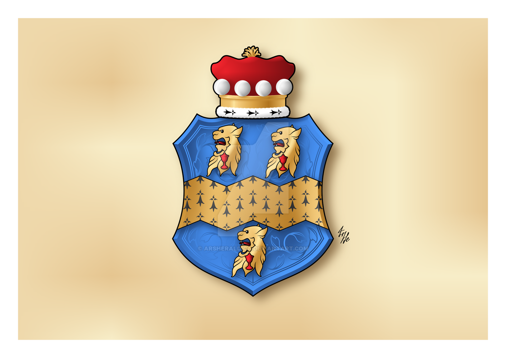 Julian Fellowes, Baron Fellowes of West Stafford by ArsHeraldica on