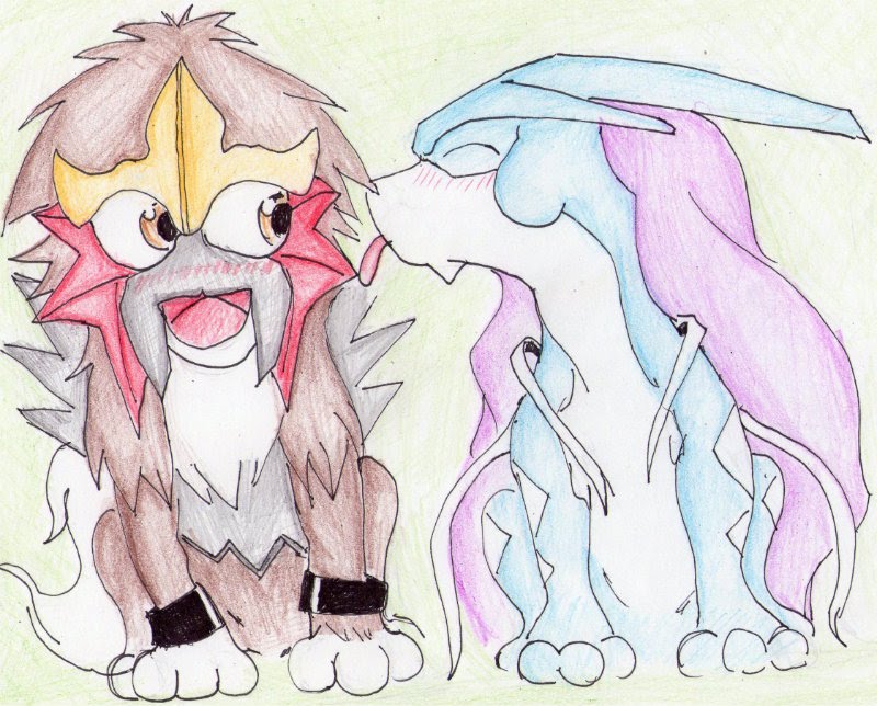 Suicune,Entei and Raikou by x3Hikarix3 on DeviantArt