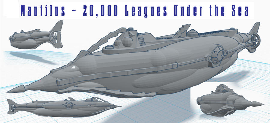 Nautilus ~ 20,000 Leagues Under the Sea by TonyGCampagna