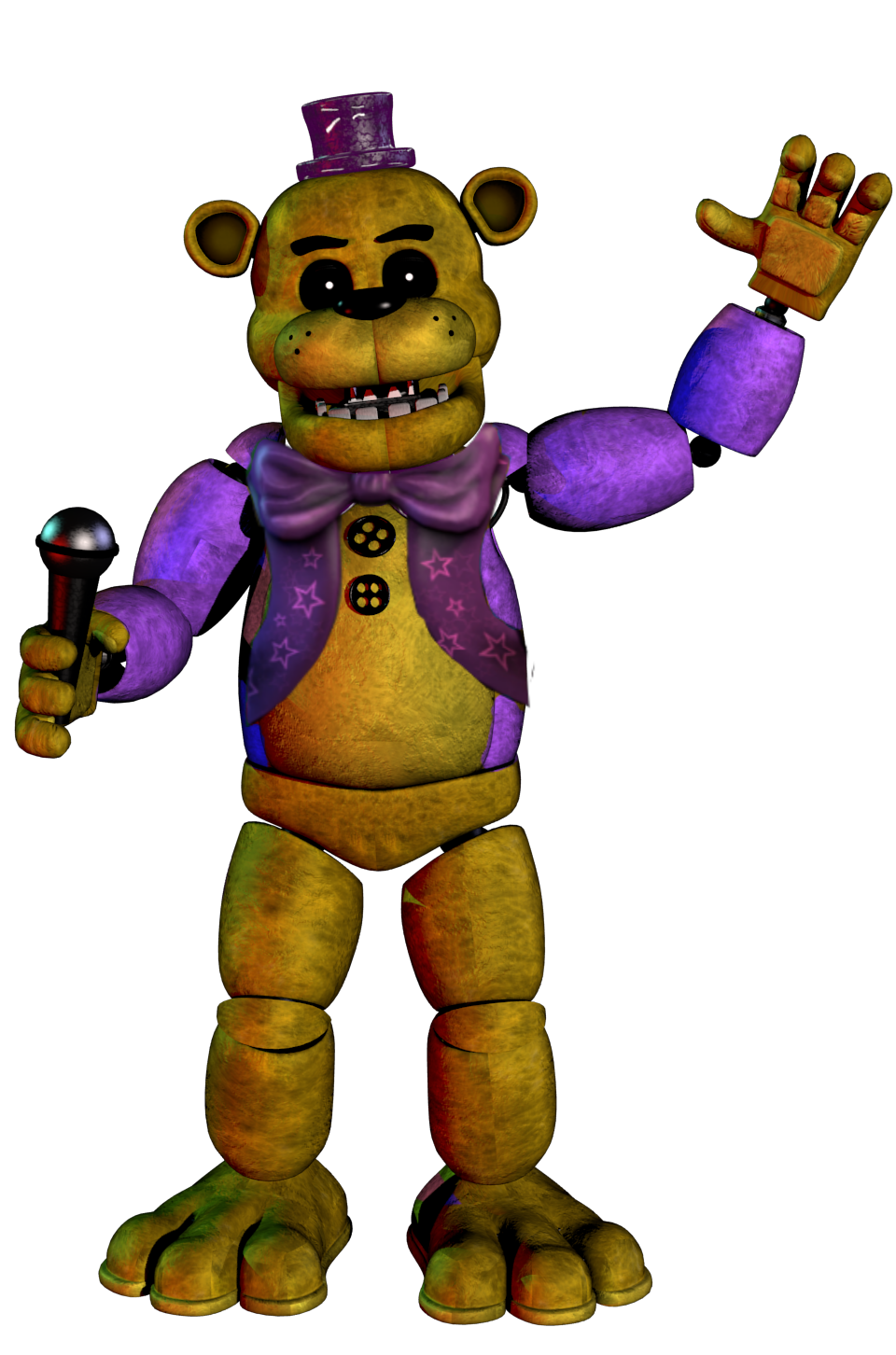 FNAF 2: Toy Fredbear (Golden Freddy) Full Body by Estevamgamer on DeviantArt