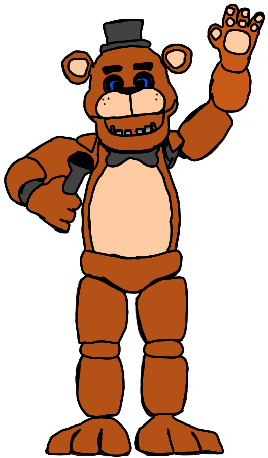 FNAF 1: FREDDY FAZBEAR FULL BODY V.4 by Estevamgamer on DeviantArt