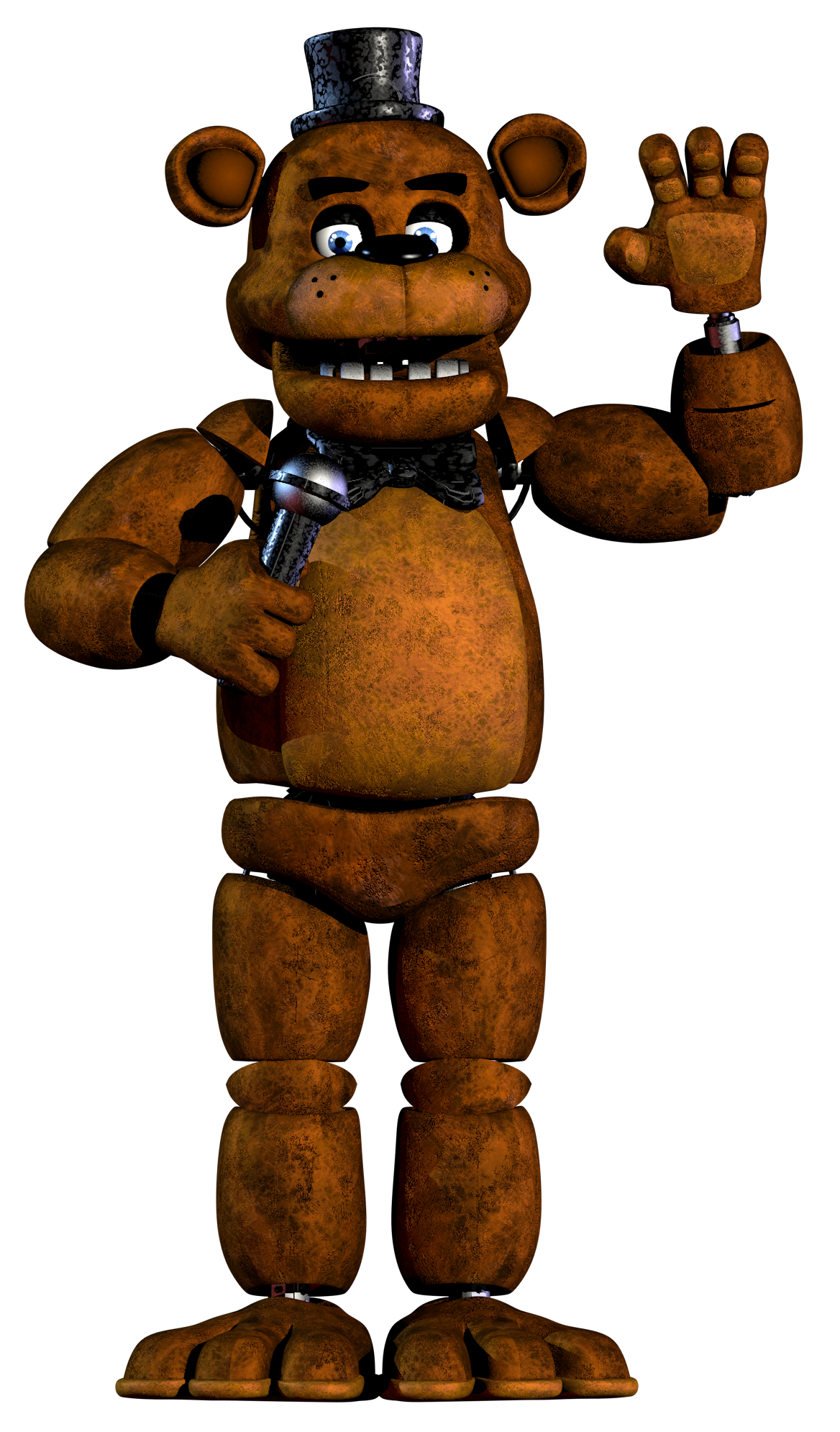 FNAF 1: FREDDY FAZBEAR FULL BODY V.4 by Estevamgamer on DeviantArt