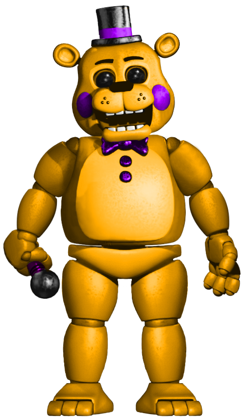 FNAF 2: Toy Fredbear (Golden Freddy) Full Body by Estevamgamer on DeviantArt