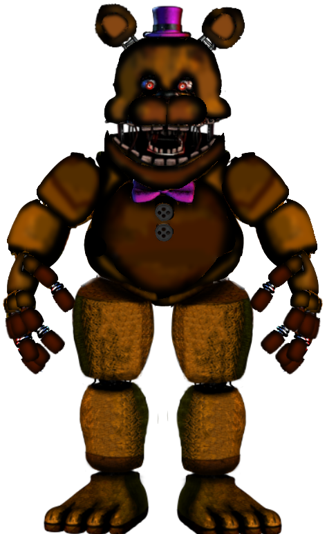 My take on a Fixed version of Nightmare Fredbear! : r/fivenightsatfreddys