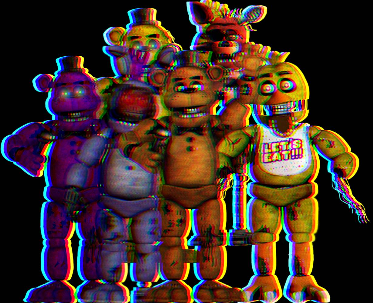 Fnaf 1 Withered ANimatronics by Lukisev on DeviantArt