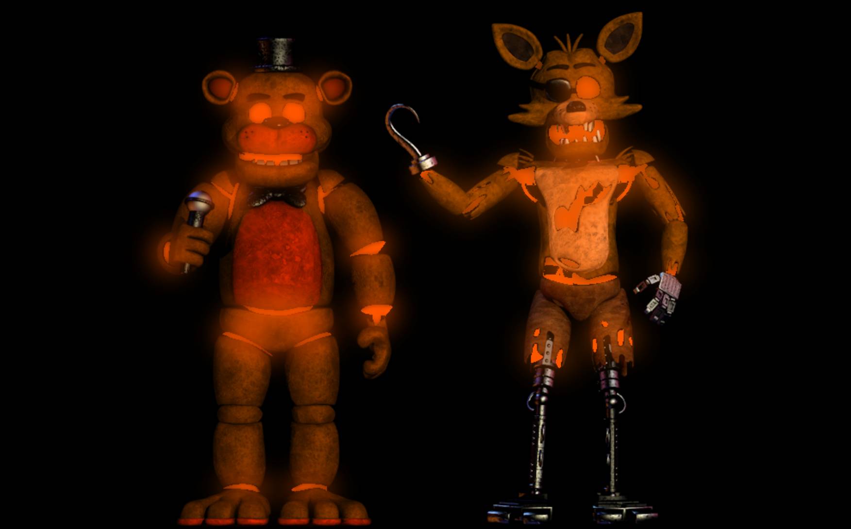 FNAF 1: Teaser Freddy Full Body by Estevamgamer on DeviantArt