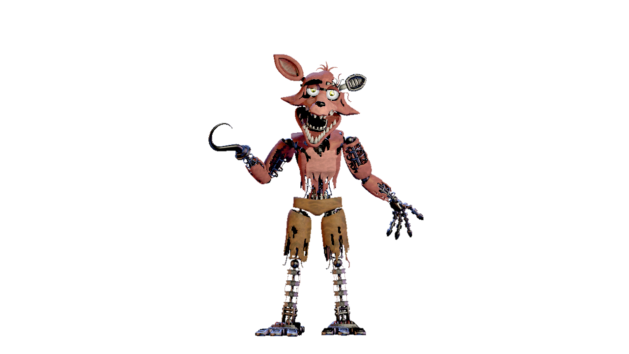 Withered Foxy Full Body by FnaFcontinued on DeviantArt