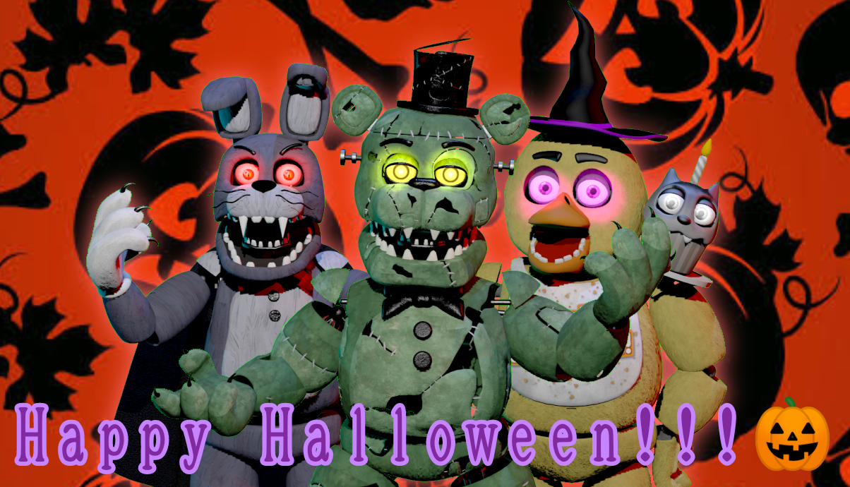 FNaF 4 Halloween Edition wallpaper by TommySturgis on DeviantArt