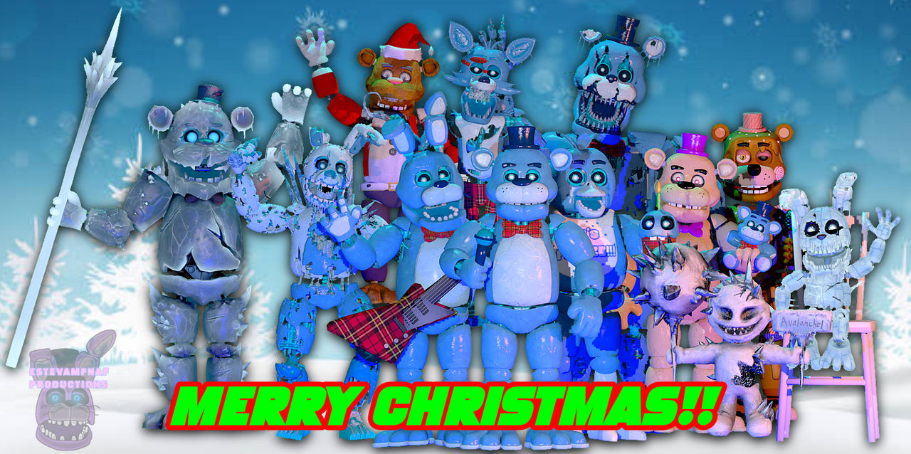 (SFM FNAF) Fnaf Christmas Poster by Estevamgamer on DeviantArt
