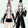 Kawaii Tifa and Sephi Dress up