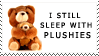 I Sleep with Plushies