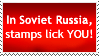 In Soviet Russia ..