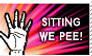 Sitting We Pee