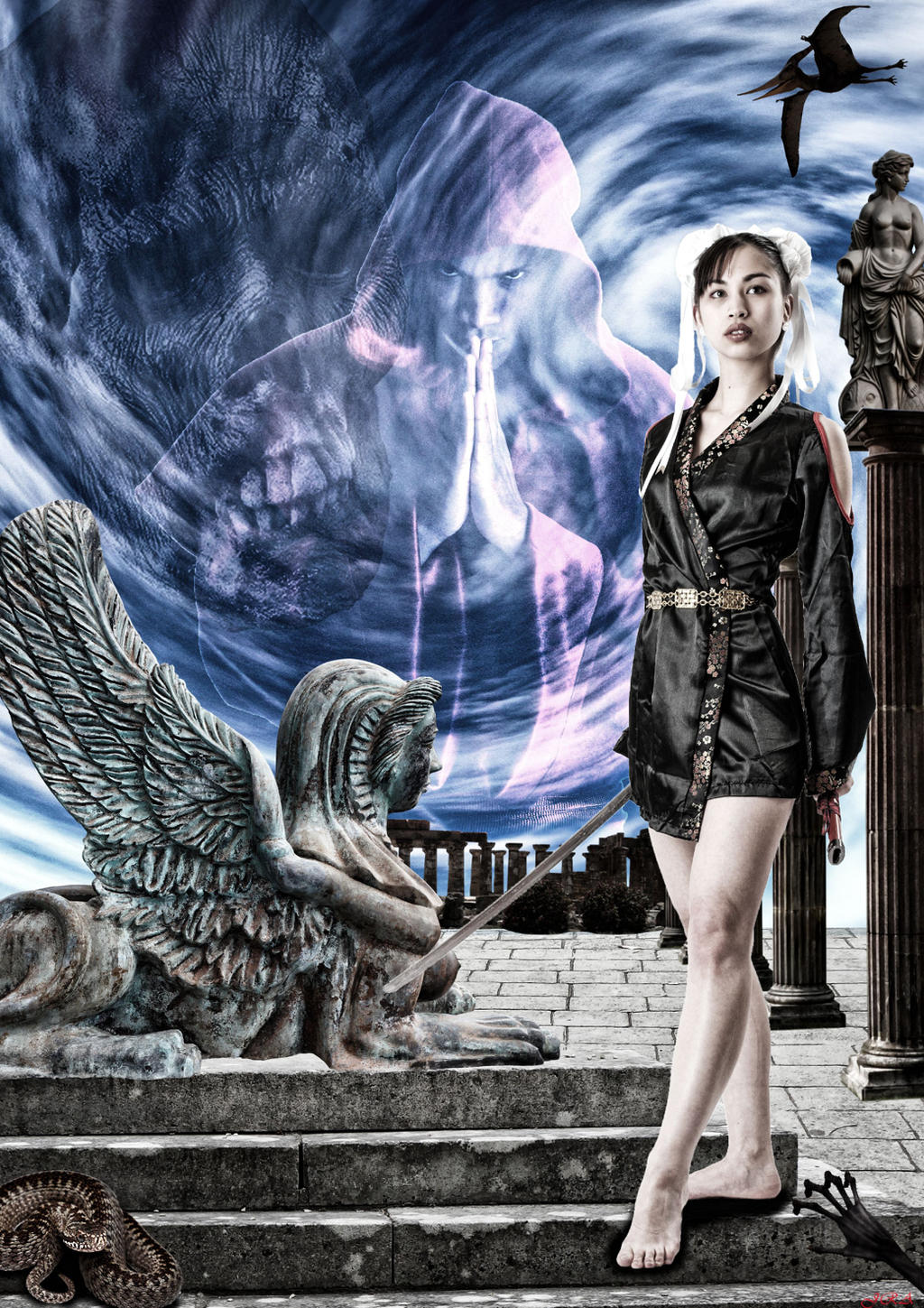 ChunLi viaja a la Era Hiboria by EscribaRegio on DeviantArt