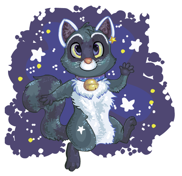 Super galactic raccoon