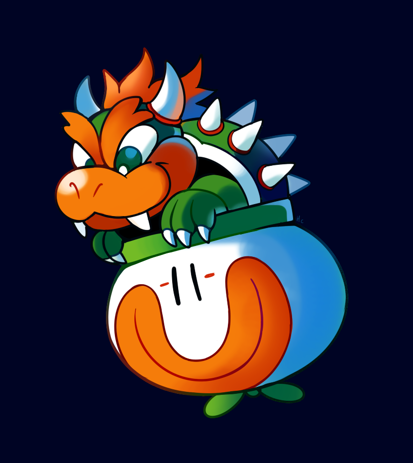 Bowser - Super Mario World - Commission on Behance