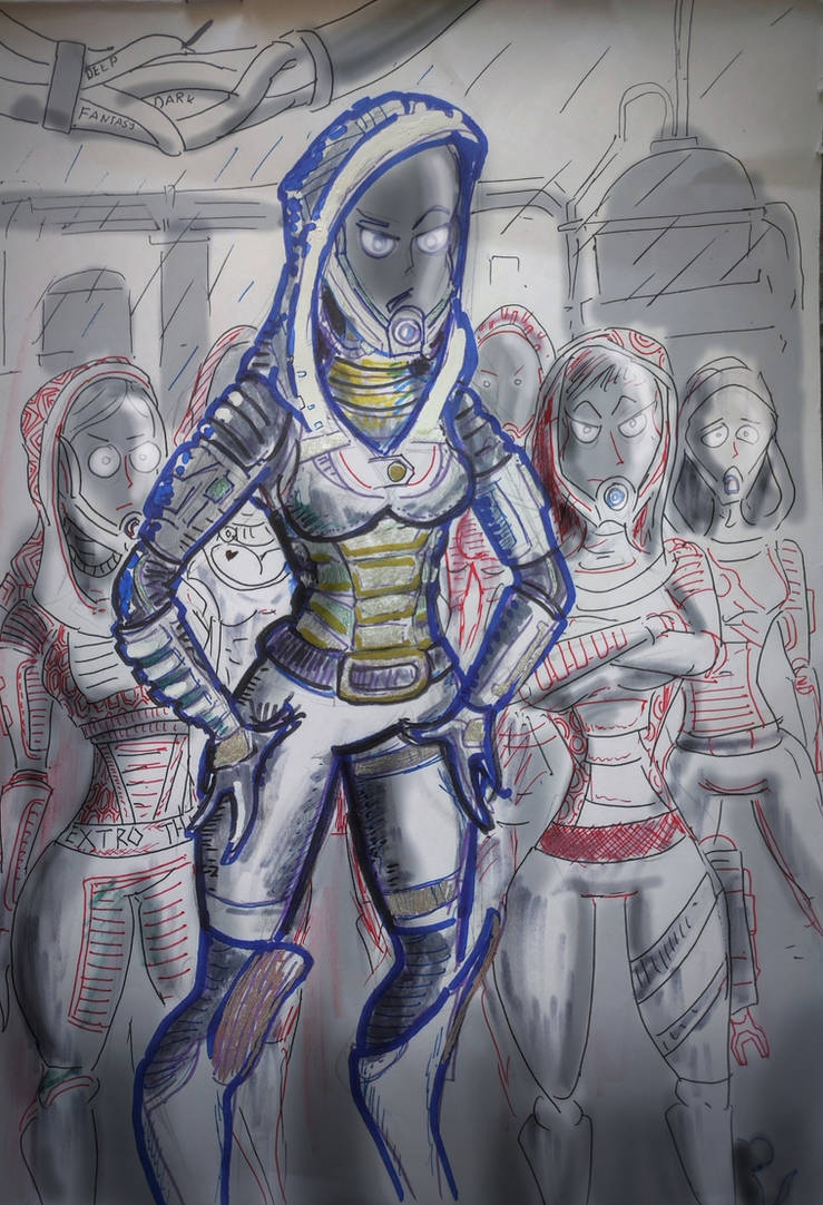 Quandarius Deviantart Pack of quarian by CHAOSminiMARINE on DeviantArt