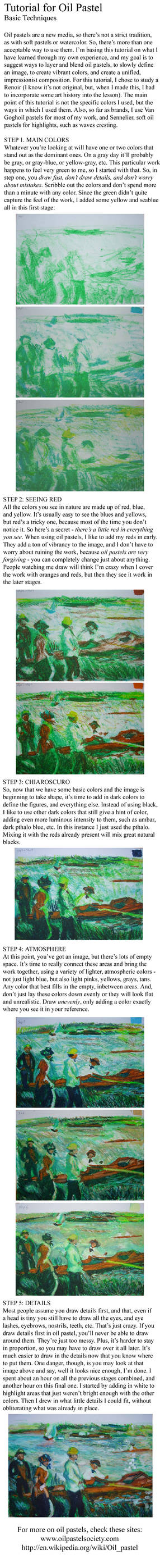 Oil Pastel Tutorial 1 Layering