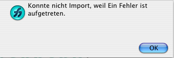 .o.Konnte nicht import.o.