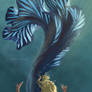 Blue mermaid