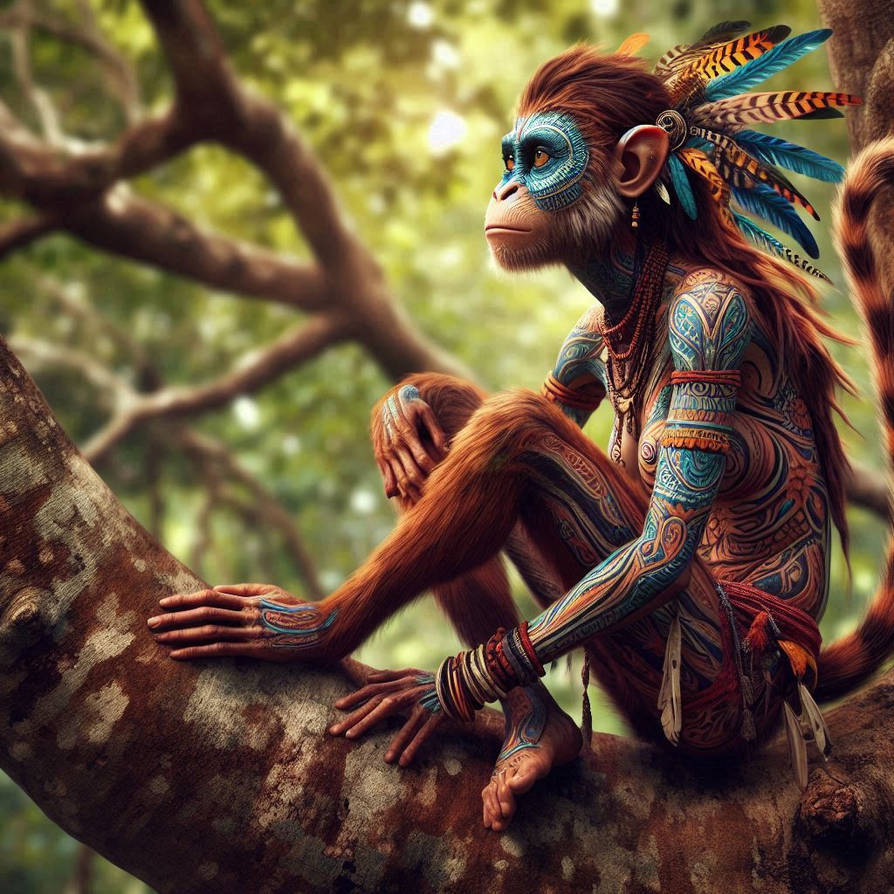 Monkey Wonen Monkey Woman by Cousture on DeviantArt
