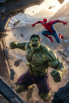 Hulk and Spider-Man