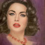 My drawing Lindsay Lohan/ Elizabeth Taylor