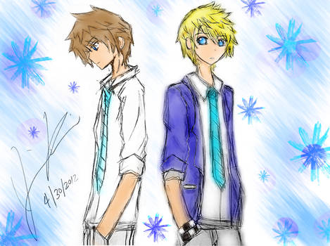 Sora and Roxas