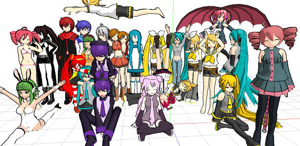 All My MMD Models Part 1 by deidara8020 on DeviantArt