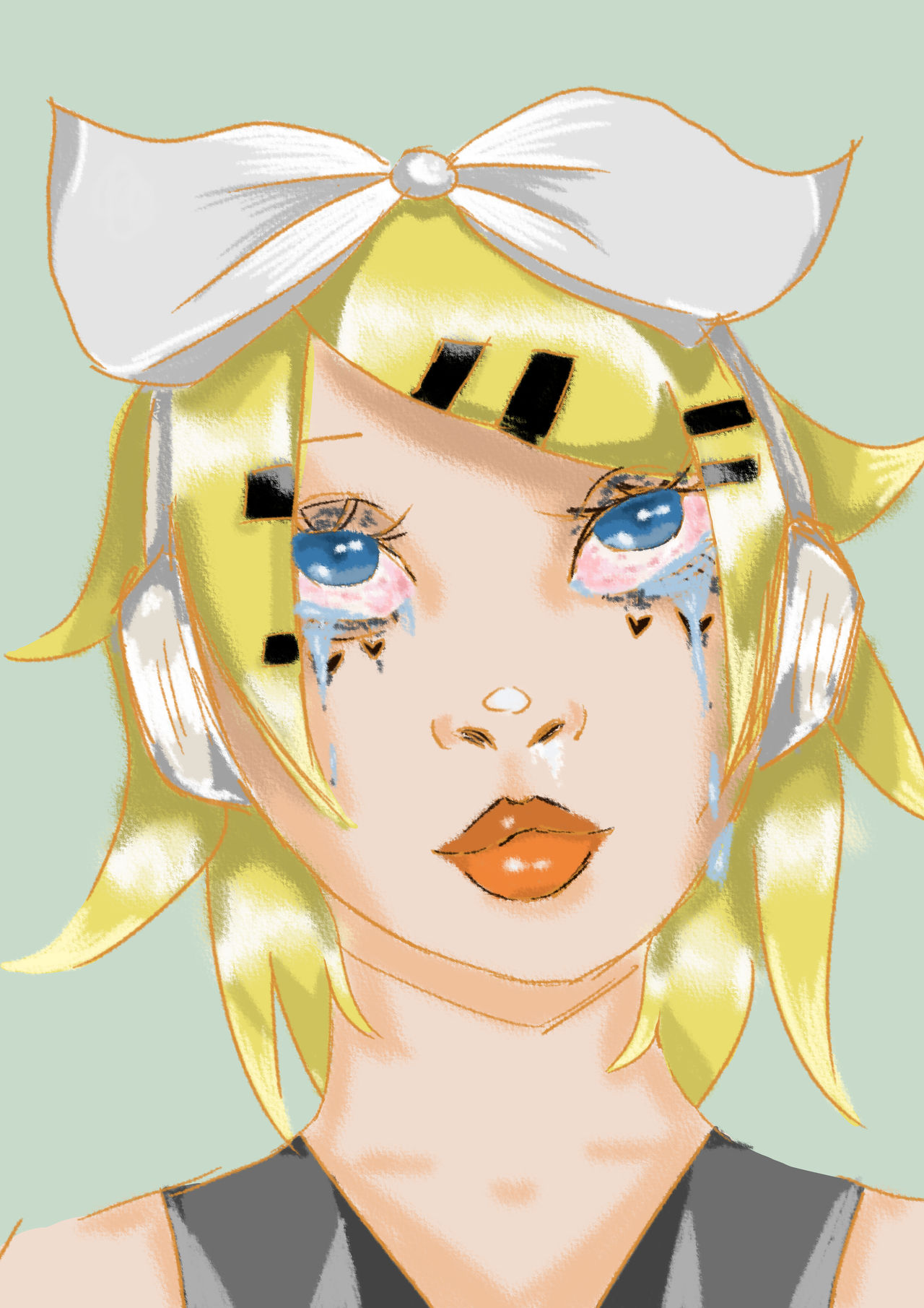 Kagamine Rin R Rin Kagamine Crying