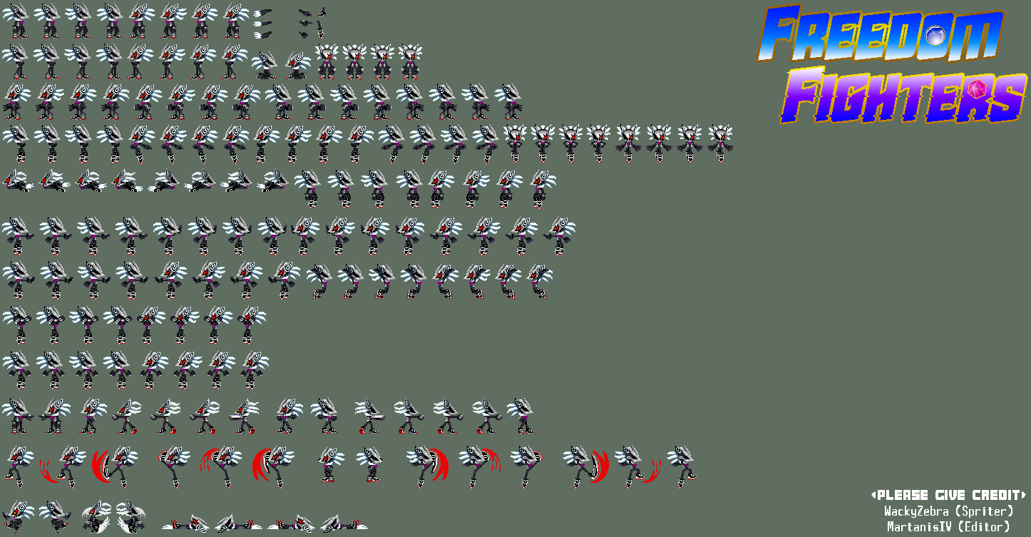Freedom Fighters - Infinite the Jackal Spritesheet by WackyZebra on ...