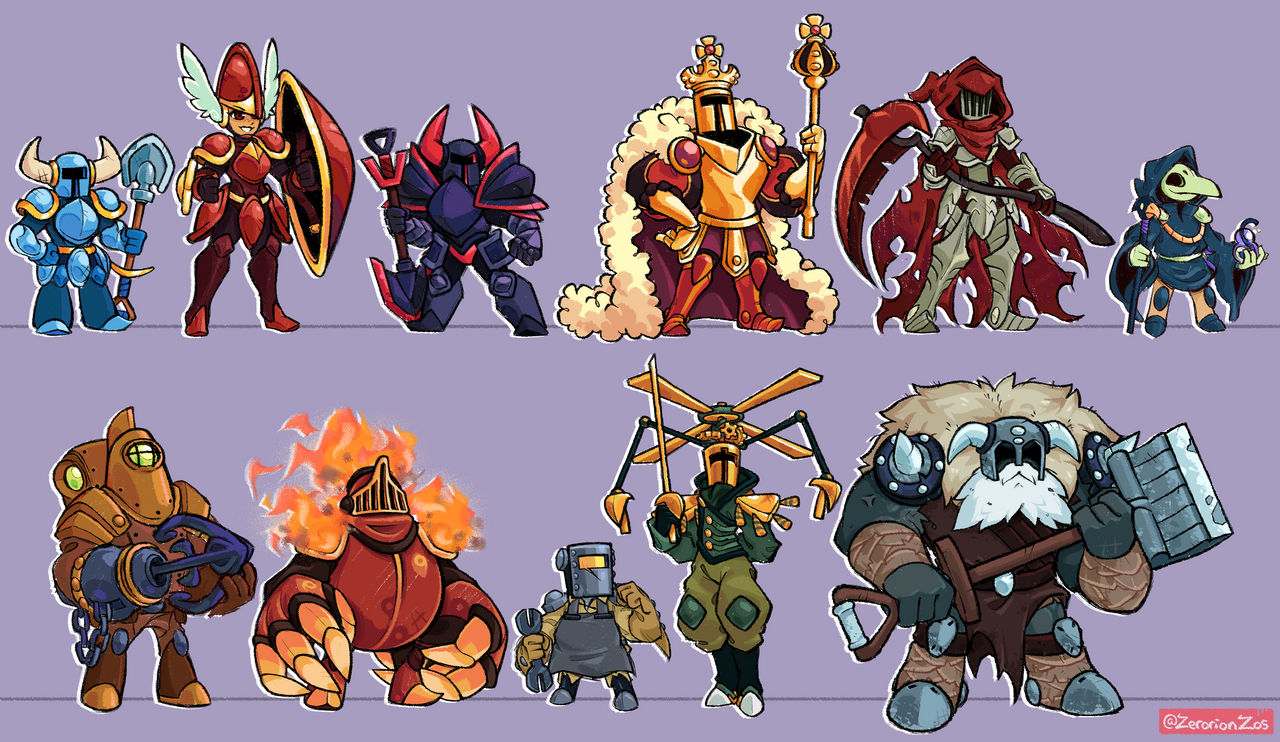 Knights: Shovel Knight Treasure Trove by ZerorionZos on DeviantArt Knights: Shovel Knight Treasure Trove by ZerorionZos on DeviantArt