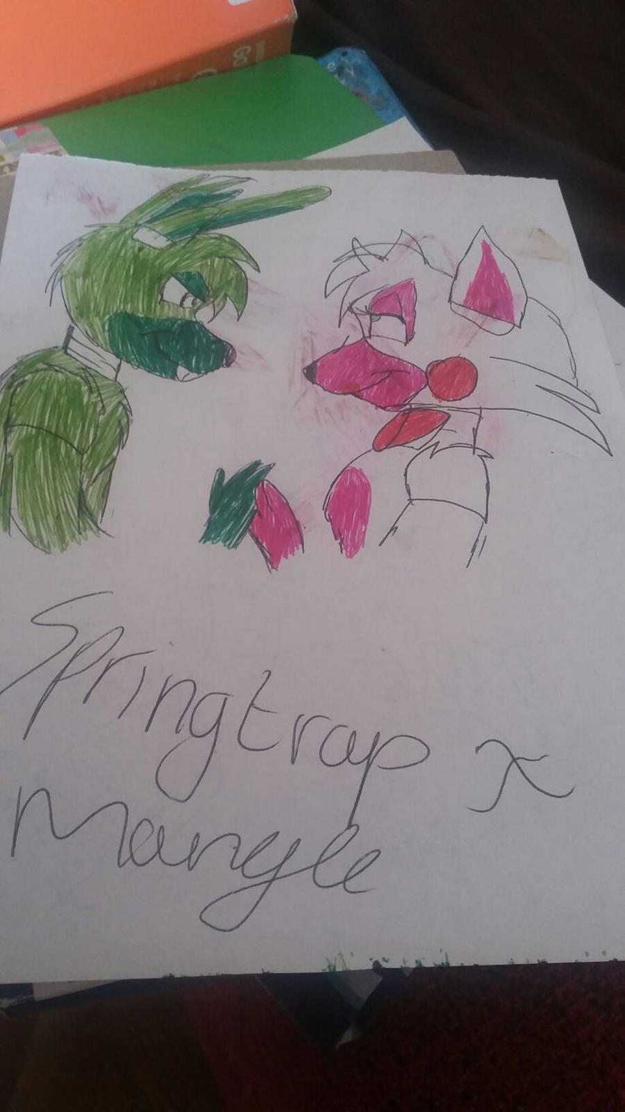 Springtrap x mangle by laylawol057 on DeviantArt