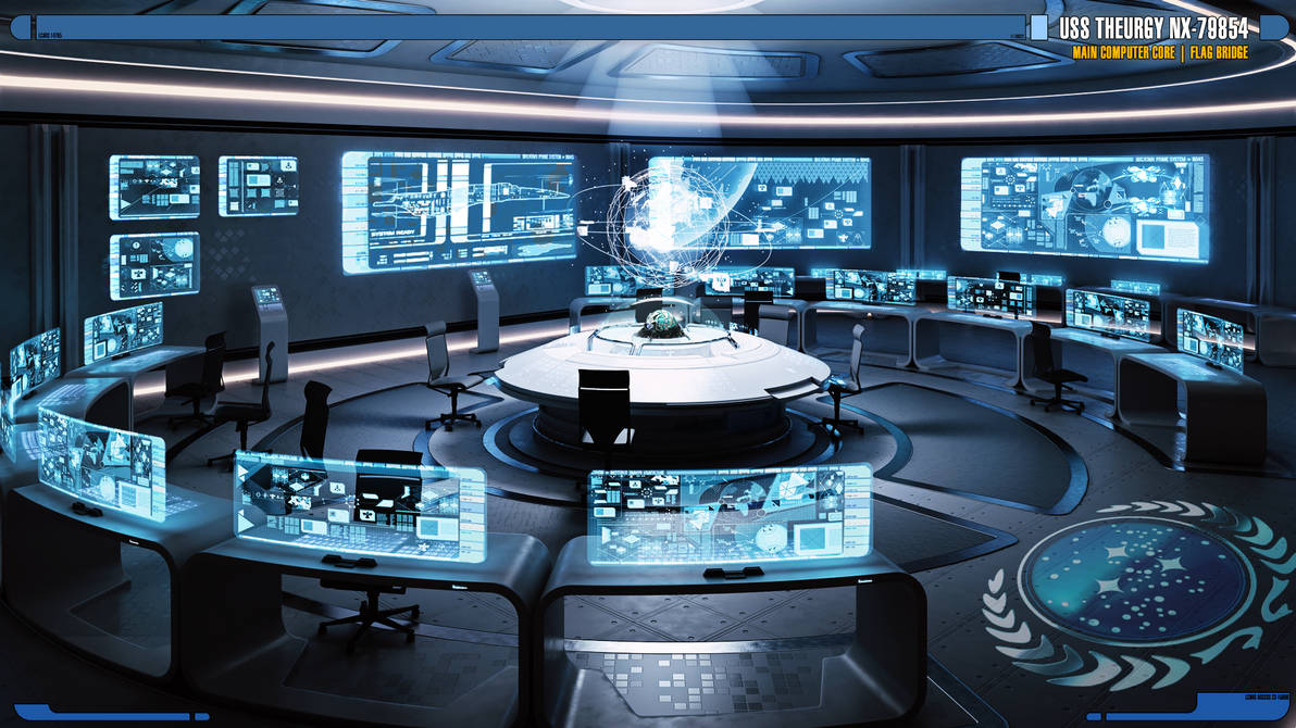 Main Computer Core | Flag Bridge by Auctor-Lucan on DeviantArt