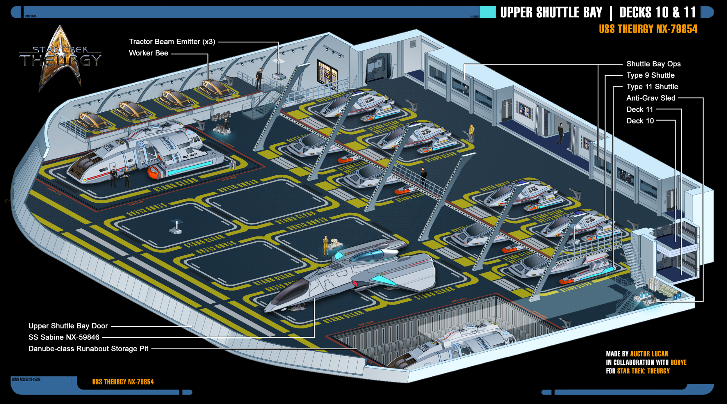 Upper Shuttle Bay | Star Trek: Theurgy