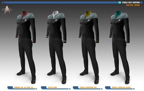 Female Duty Uniforms | Star Trek: Theurgy