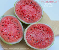 Miniature food 1/12 : Watermelon detail