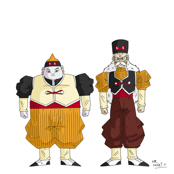 Androids 19 and 20 - Dragon Ball by MrNoski on DeviantArt