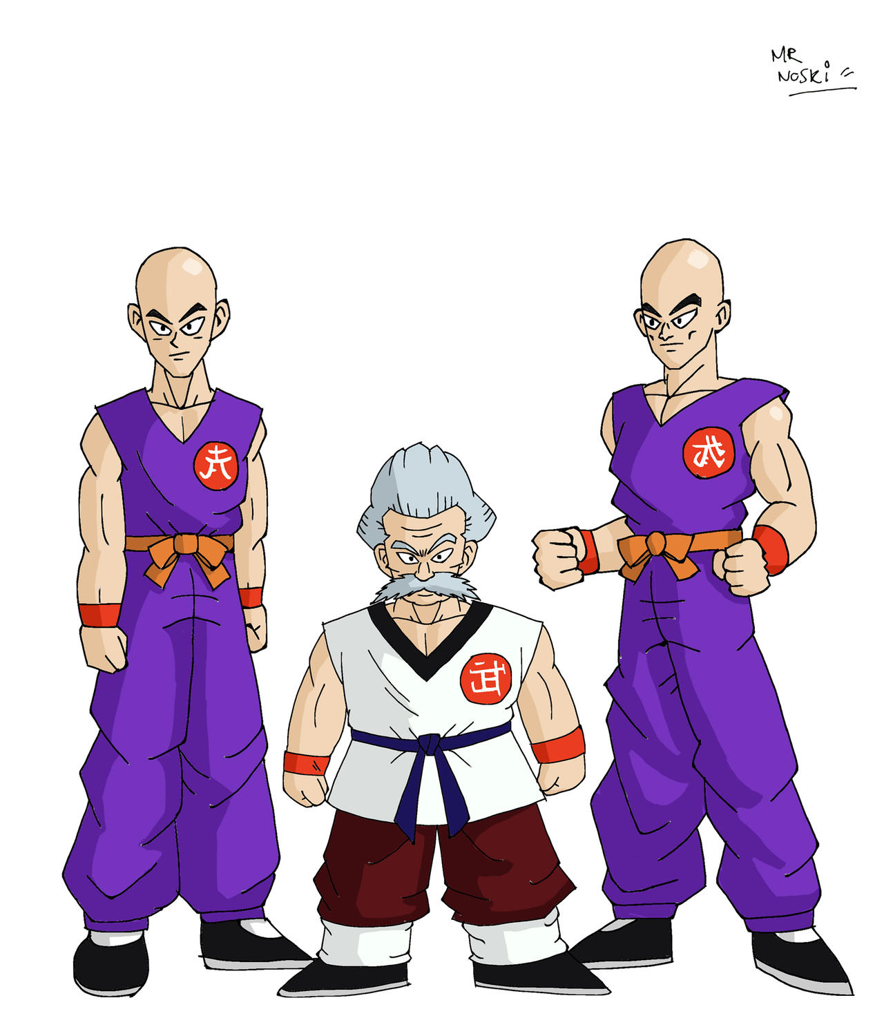 Mutaito, Roshi and Tsuru - Dragon Ball by MrNoski on DeviantArt