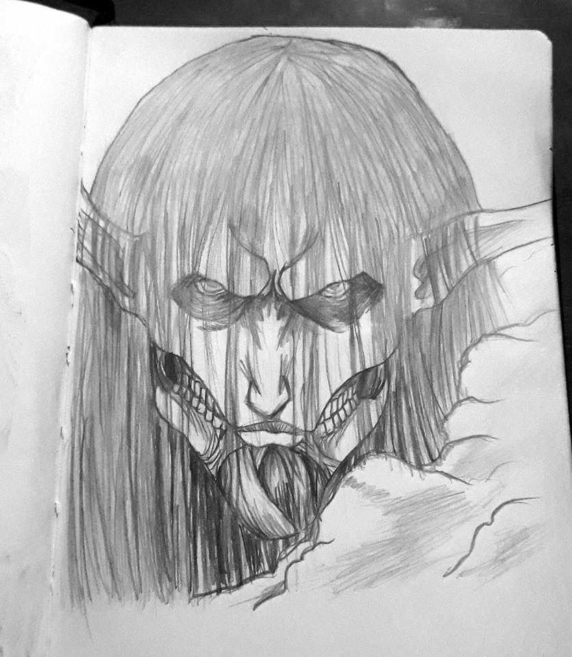 Founding Titan Sketch By Iancs16 On Deviantart Founding Titan Sketch By Iancs16 On Deviantart