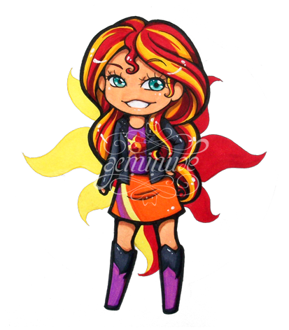 Chibi Sunset Shimmer