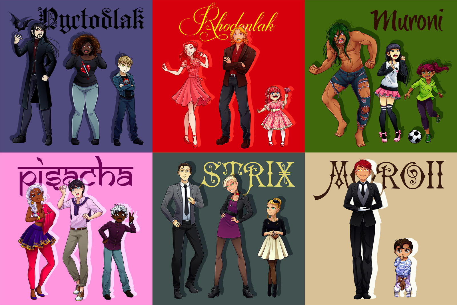 Yba Races Vampire races (examples) by Geminine-nyan on DeviantArt