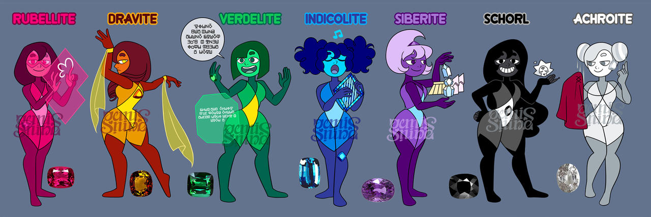 Perfect Cut Tourmaline Adopts (OPEN)